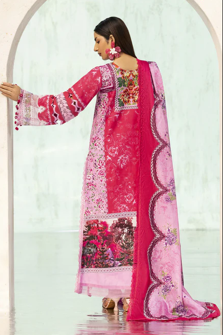 Parishay IV Bloom Embroidered Luxury Lawn 3pc
