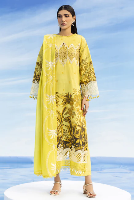 Parishay IV Bloom Embroidered Luxury Lawn 3pc