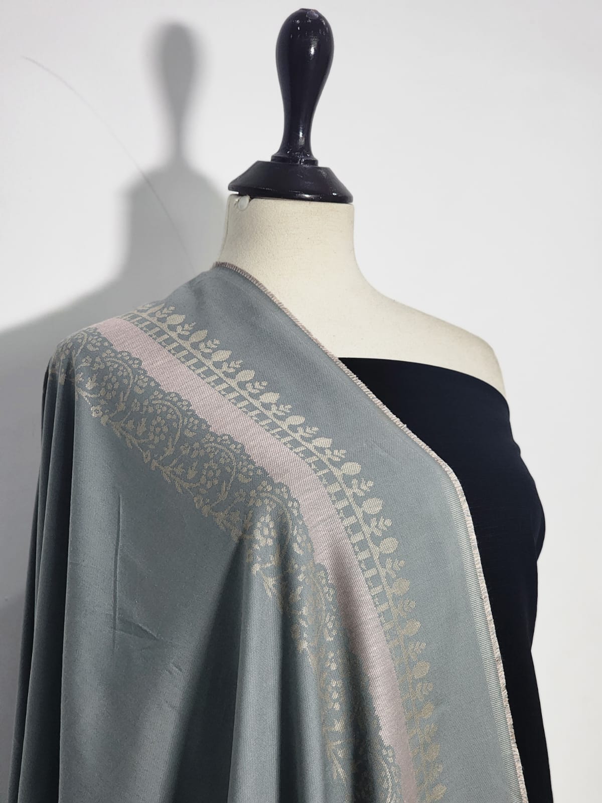 Mix Brand Self Jacquard Khaddar Shirt Dupatta 2pc