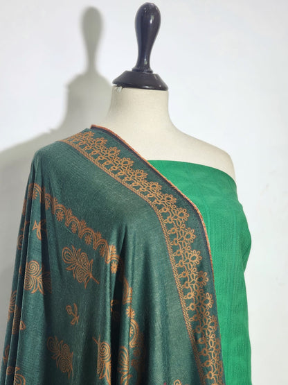 Mix Brand Self Jacquard Khaddar Shirt Dupatta 2pc