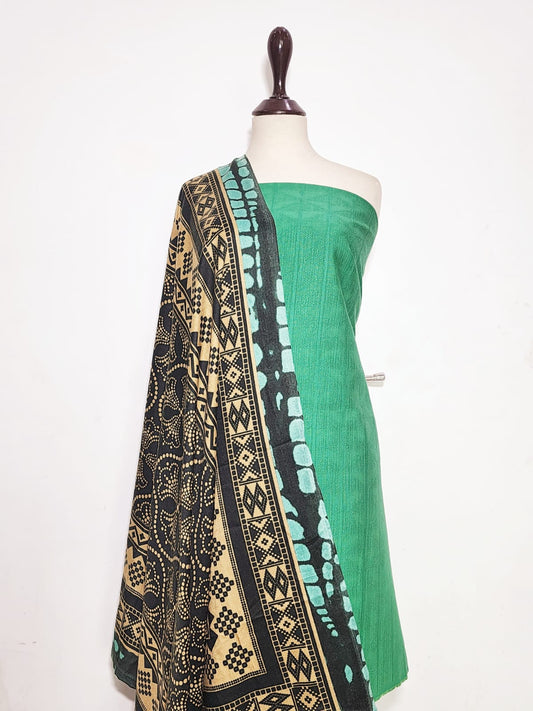 Mix Brand Self Jacquard Khaddar Shirt Dupatta 2pc