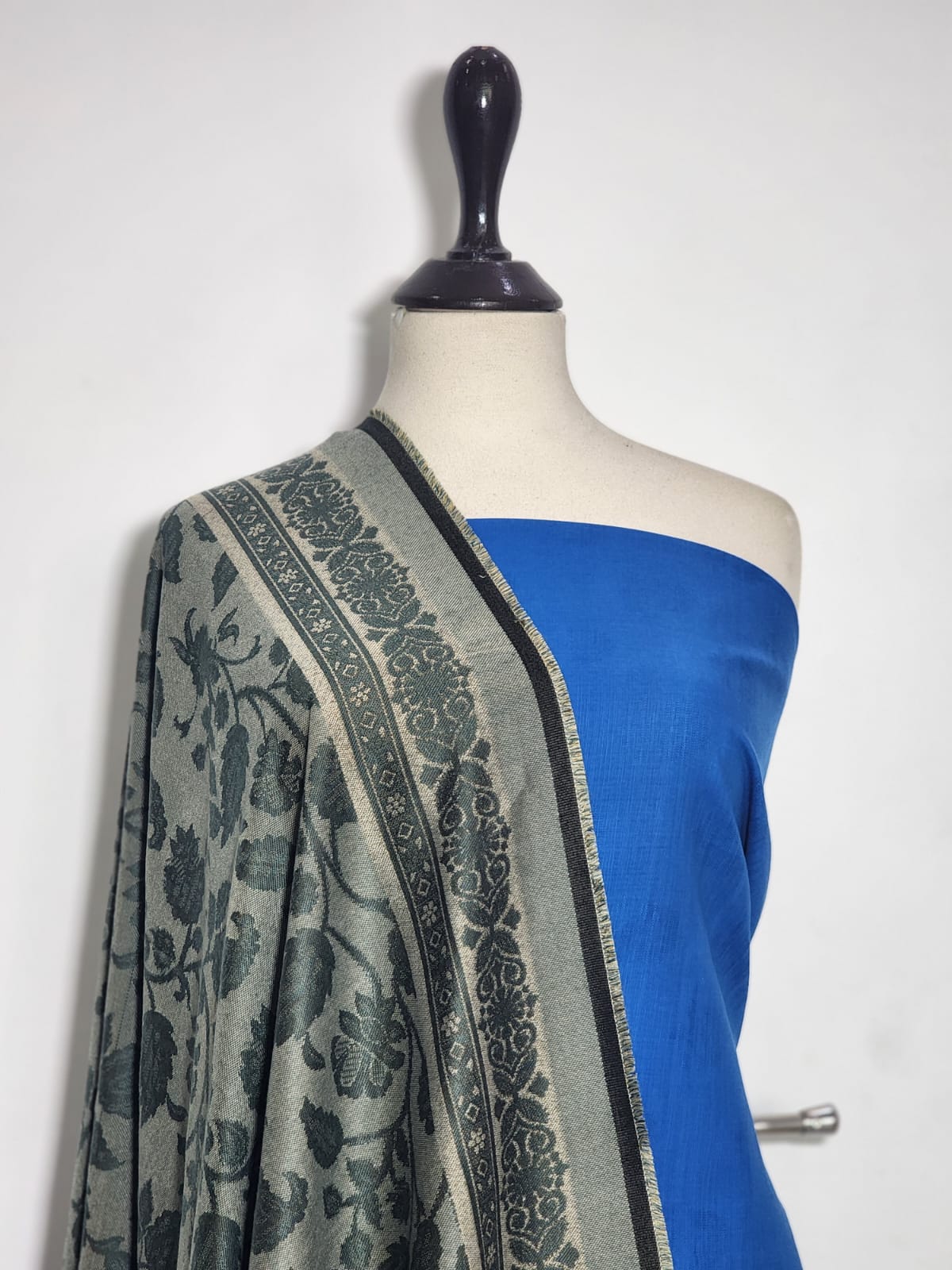 Mix Brand Self Jacquard Khaddar Shirt Dupatta 2pc