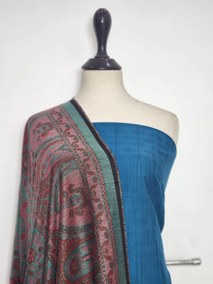 Mix Brand Self Jacquard Khaddar Shirt Dupatta 2pc