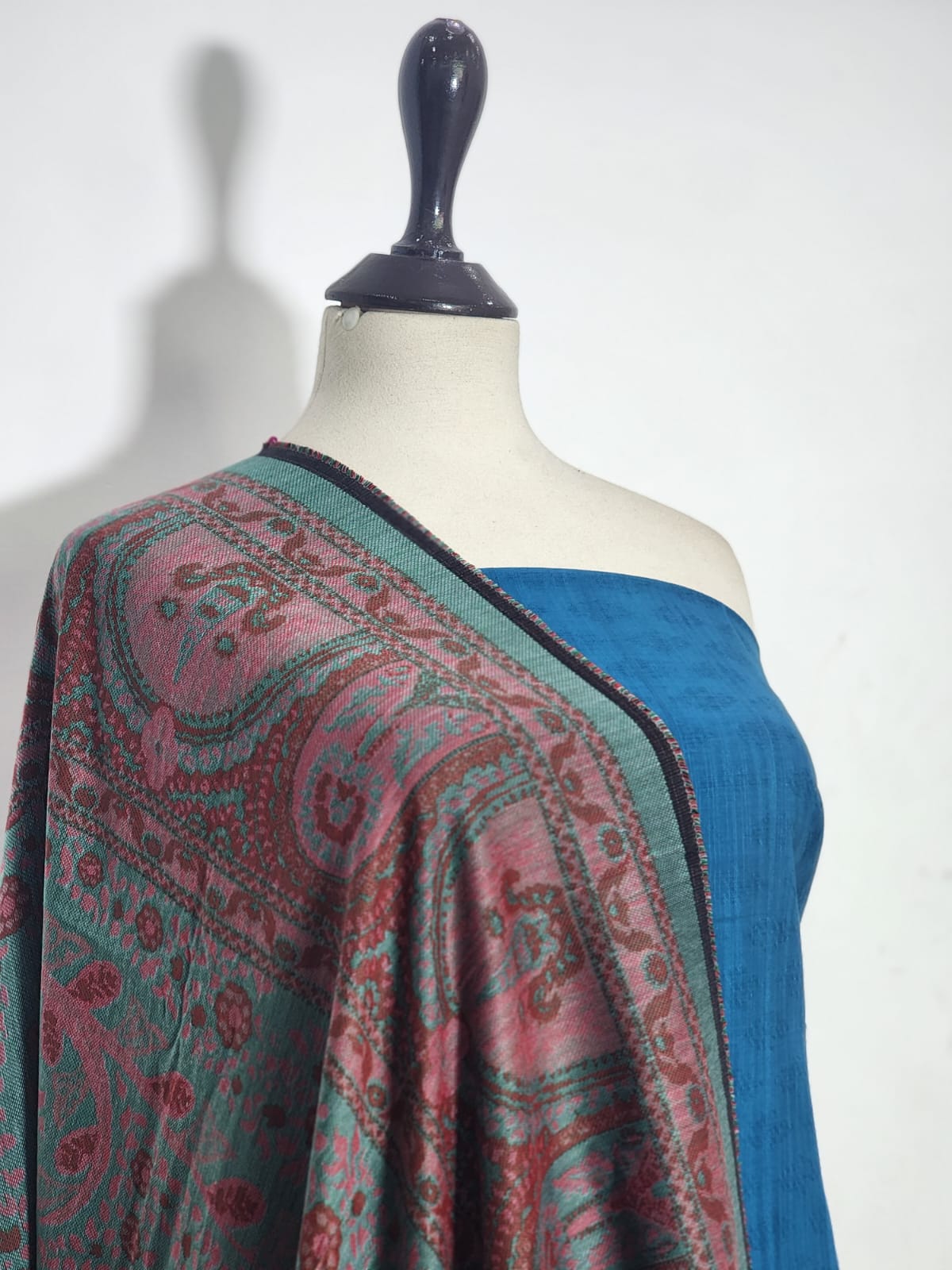 Mix Brand Self Jacquard Khaddar Shirt Dupatta 2pc