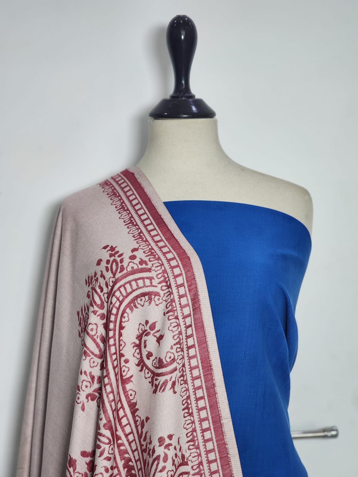 Mix Brand Self Jacquard Khaddar Shirt Dupatta 2pc