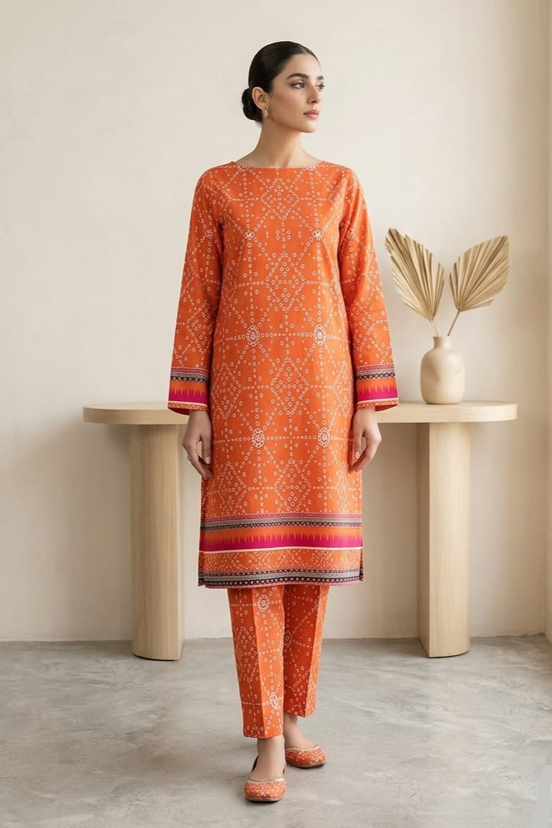 Cross Stitch Printed Lawn Unstitched Shirt