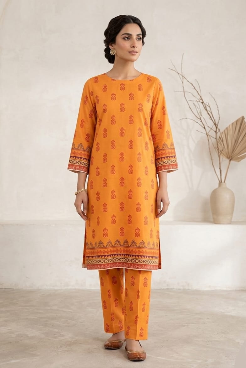 Cross Stitch Printed Lawn Unstitched Shirt
