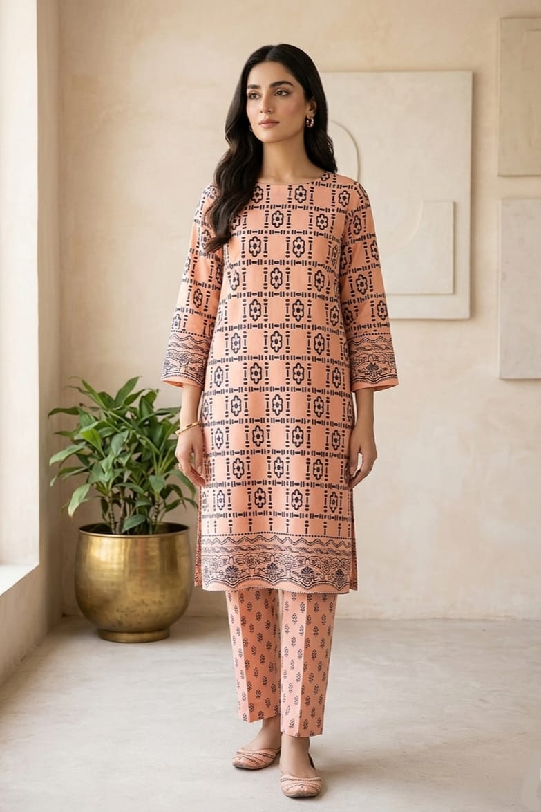 Cross Stitch Printed Lawn Unstitched Shirt