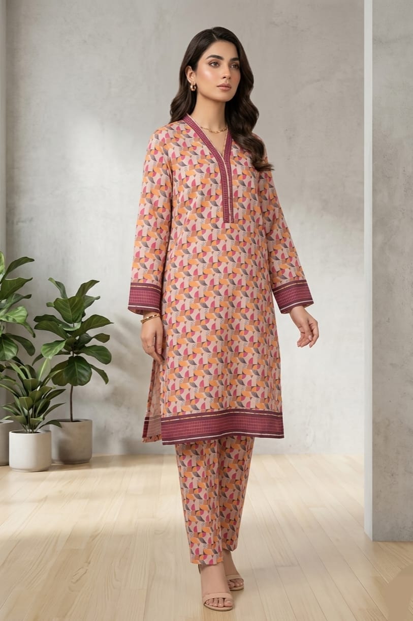 Cross Stitch Printed Lawn Unstitched Shirt