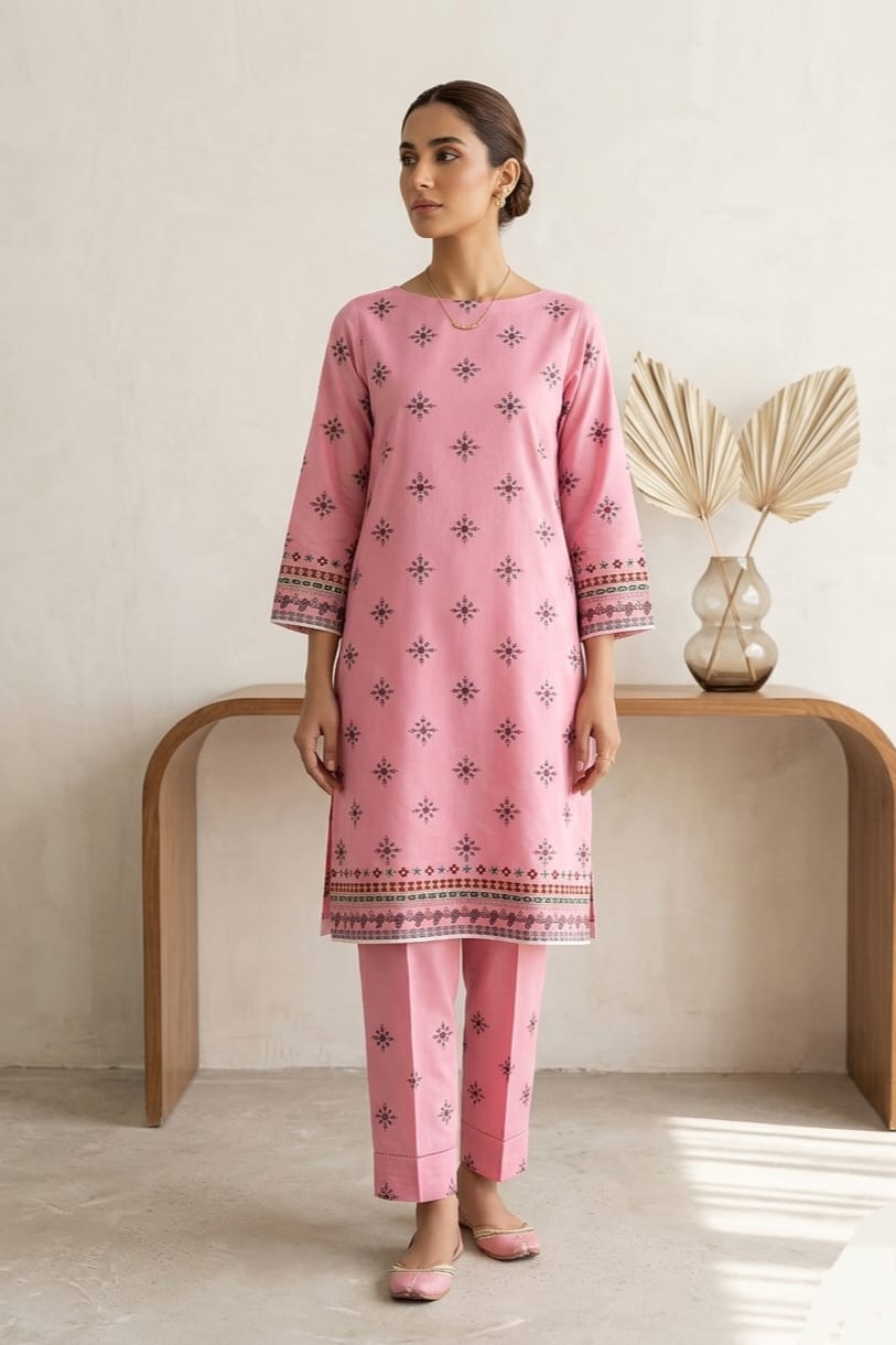 Cross Stitch Printed Lawn Unstitched Shirt