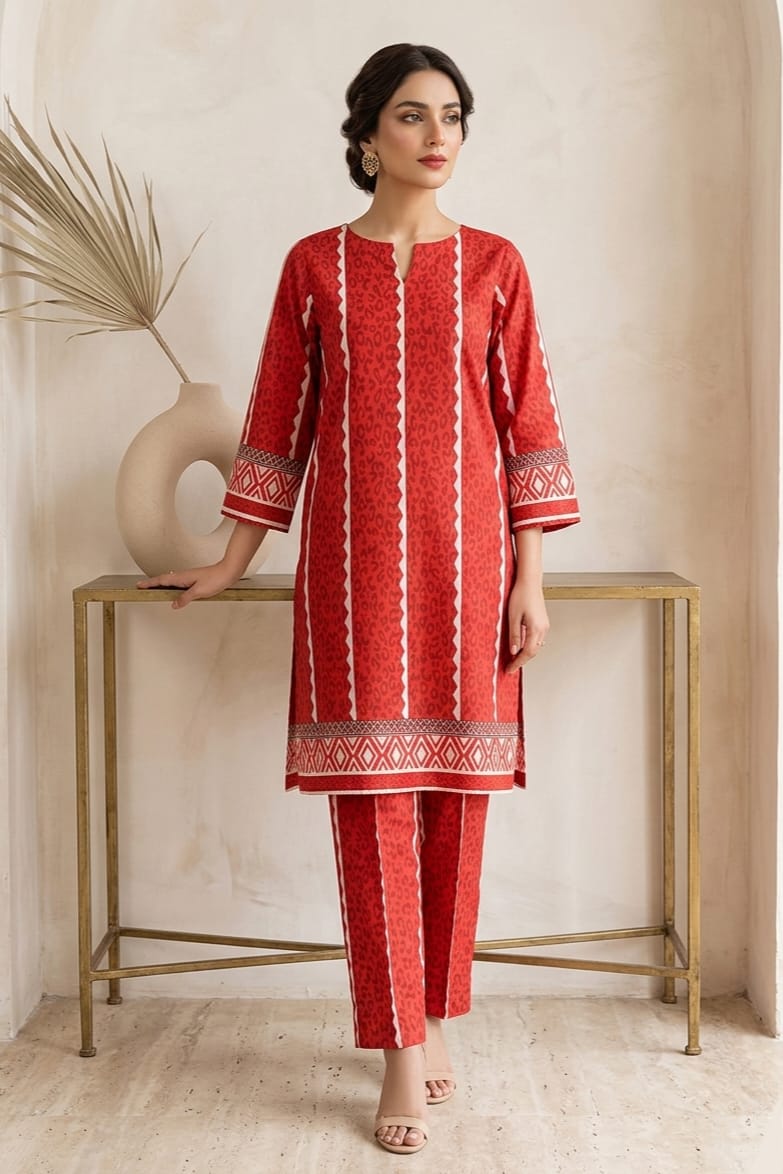 Cross Stitch Printed Lawn Unstitched Shirt