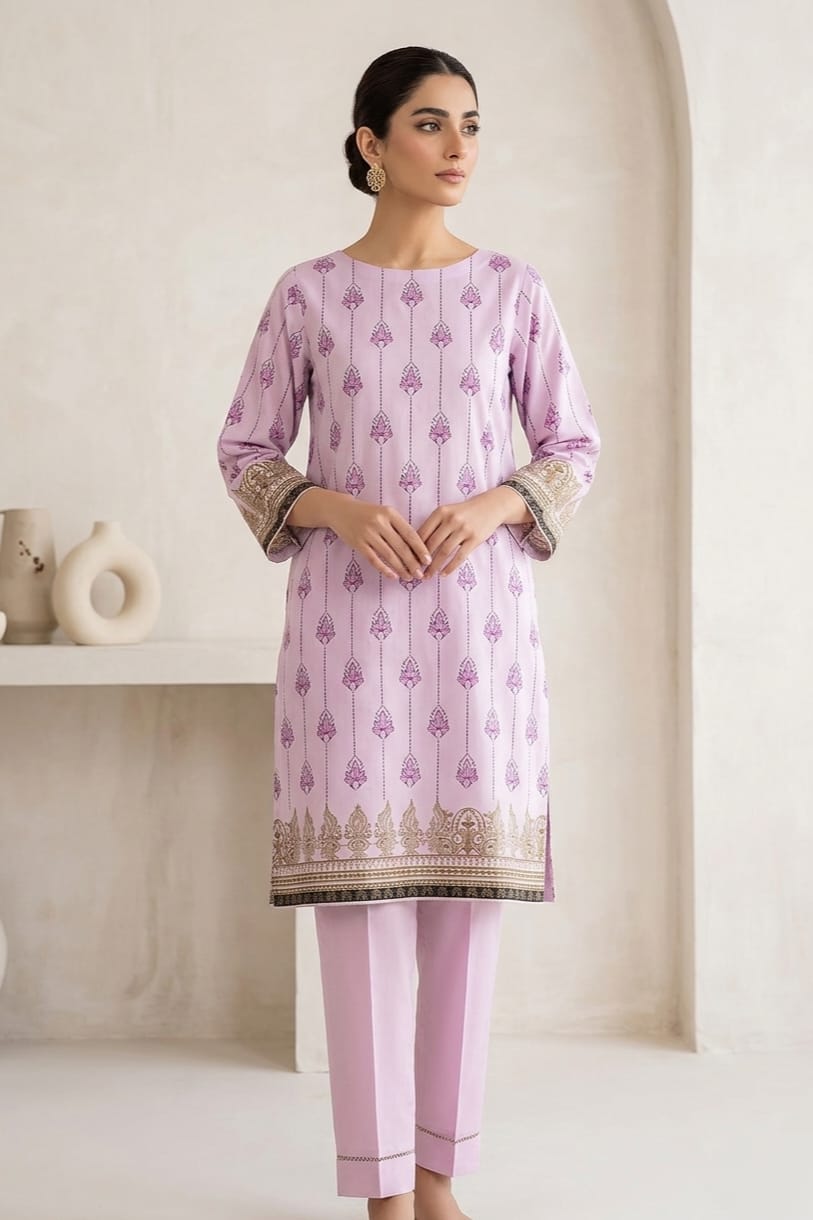 Cross Stitch Printed Lawn Unstitched Shirt