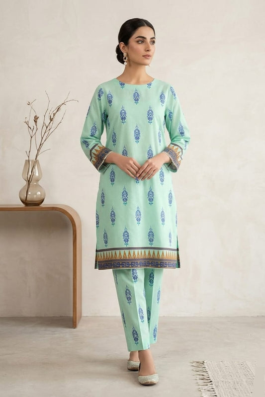 Cross Stitch Printed Lawn Unstitched Shirt