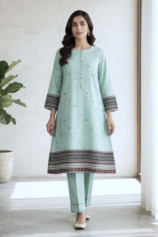 Cross Stitch Printed Lawn Unstitched Shirt