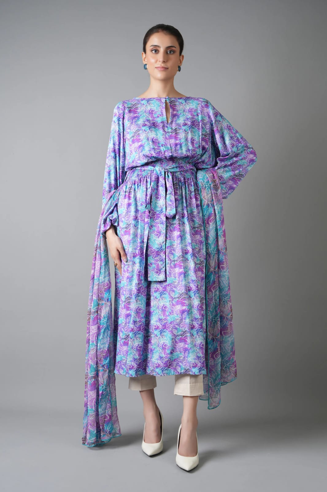 Bareeze Unstitched Printed Lawn 3Pc