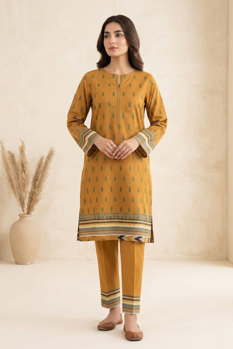 Cross Stitch Printed Lawn Unstitched Shirt
