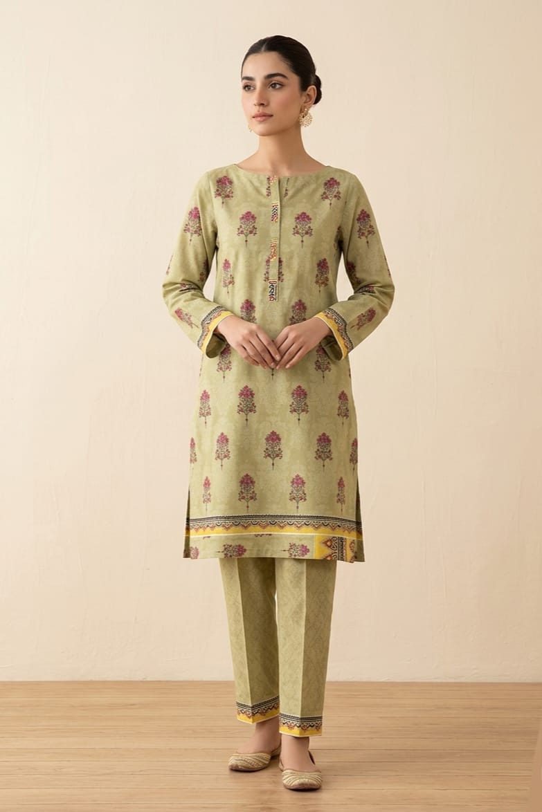 Cross Stitch Printed Lawn Unstitched Shirt