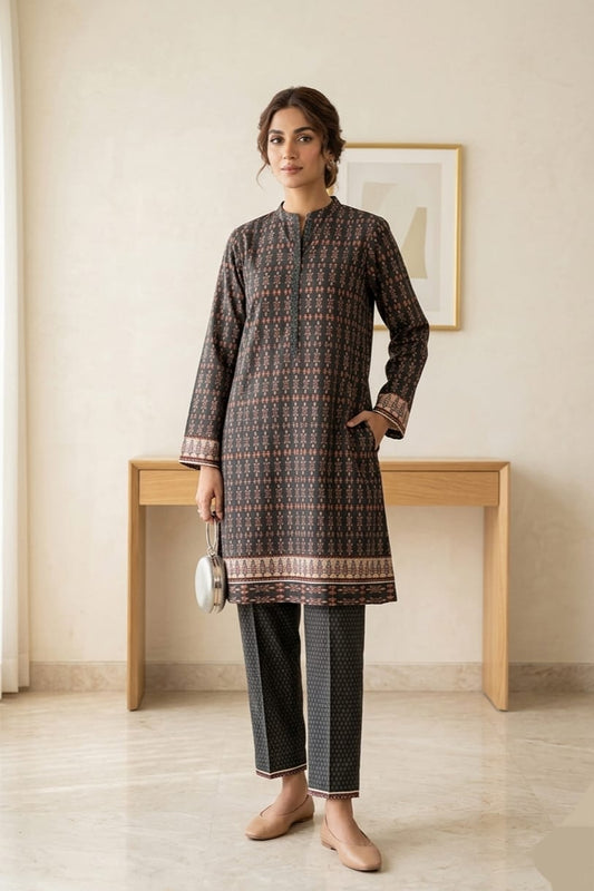 Cross Stitch Printed Lawn Unstitched Shirt