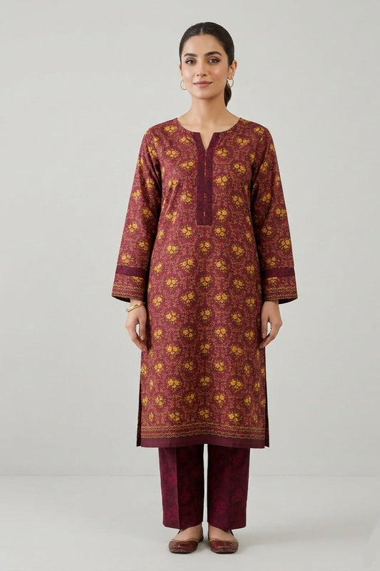 Designer Unstitched Printed Lawn ST 2pc