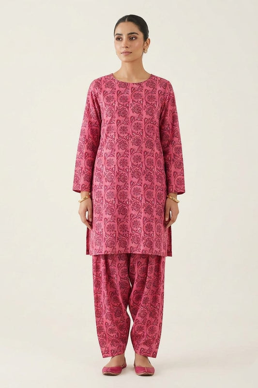 Designer Unstitched Printed Lawn ST 2pc
