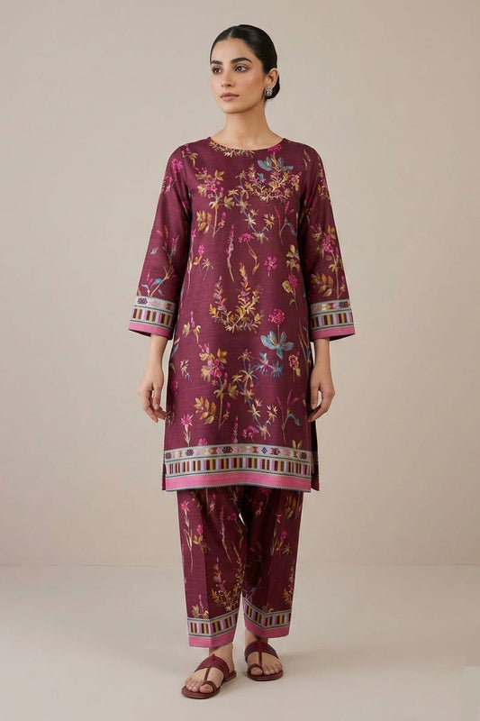 Designer Unstitched Printed Lawn ST 2pc