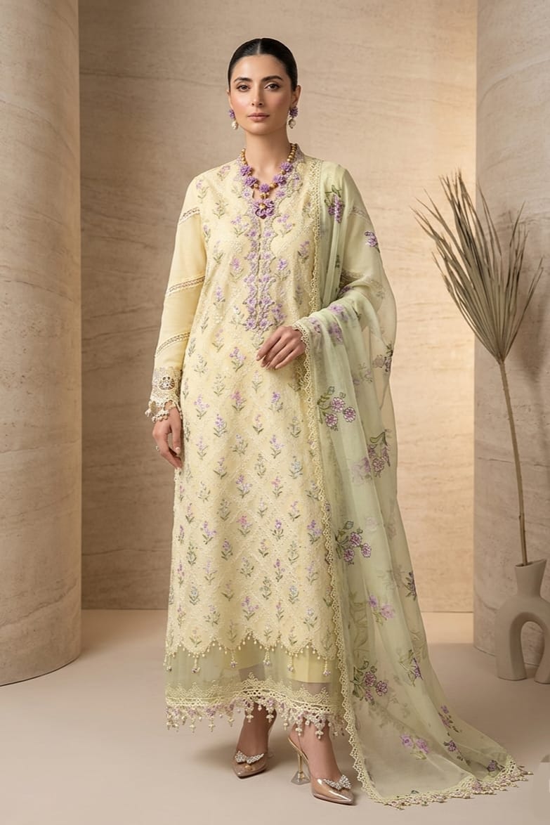 Maria B Unstitched Printed Lawn 3pc