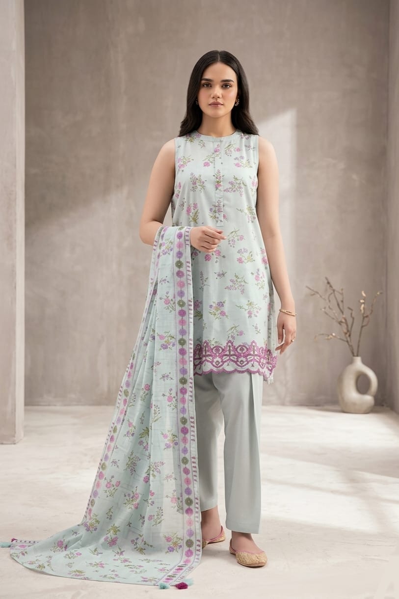 Maria B Unstitched Printed Lawn 3pc