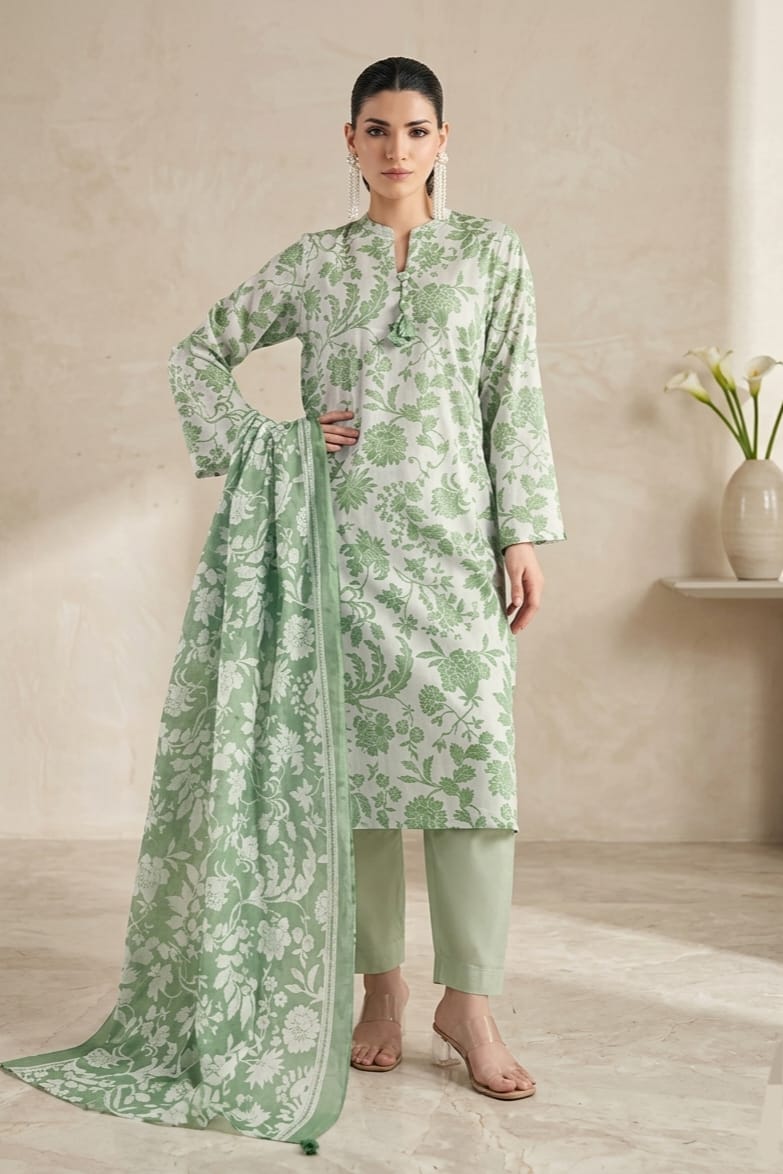Khaadi Unstitched Printed Lawn 3pc