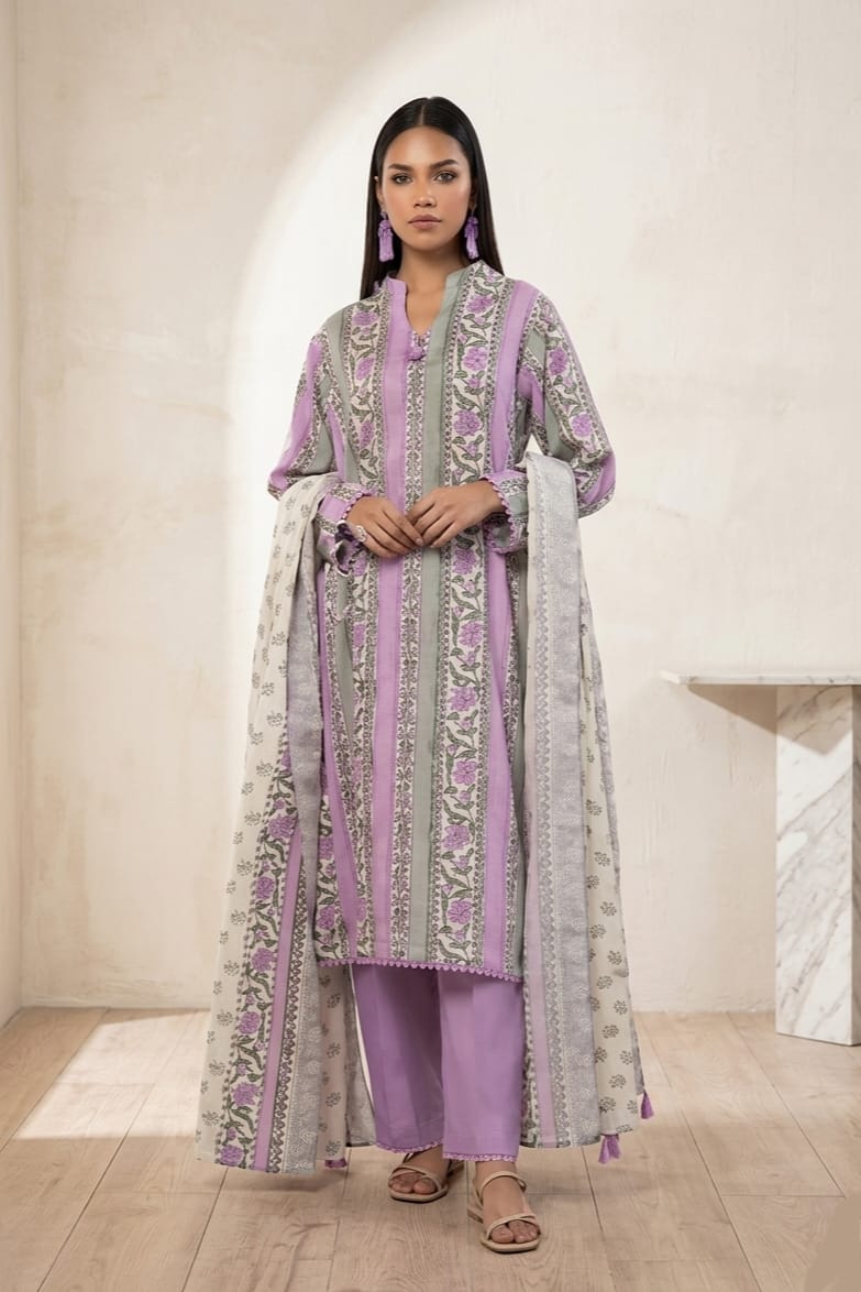 Khaadi Unstitched Printed Lawn 3pc