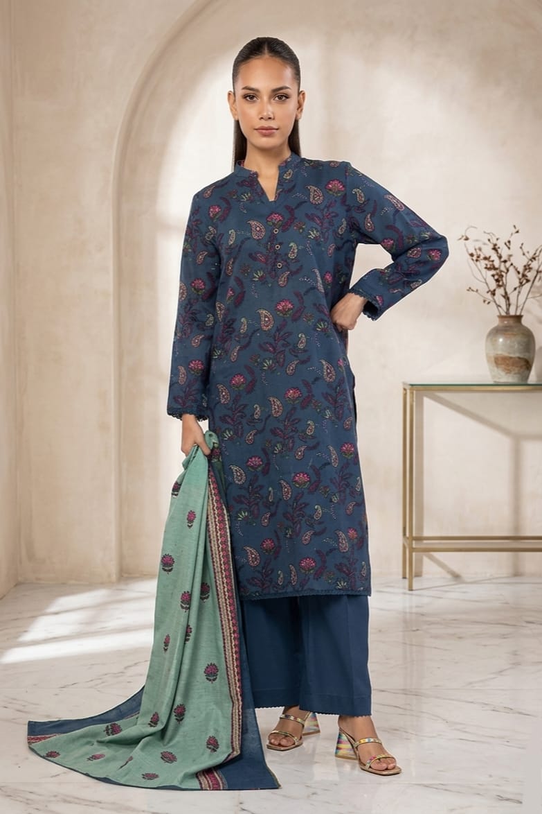Khaadi Unstitched Printed Lawn 3pc