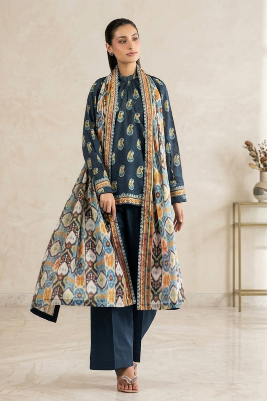 Khaadi Unstitched Printed Lawn 3pc