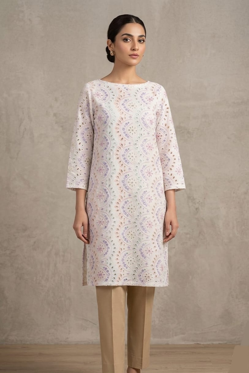 Position Chikankari Unstitched Embroidered ST Lawn 2pc