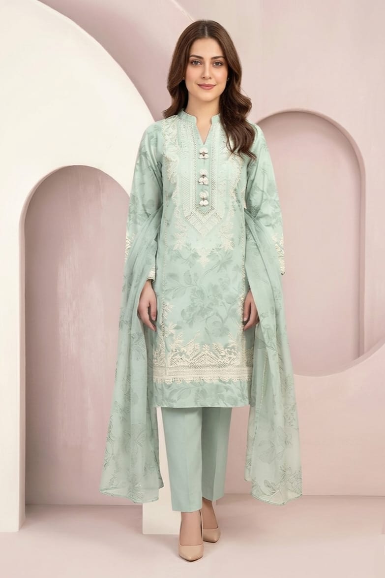 Lime Light Unstitched Printed Lawn 3pc