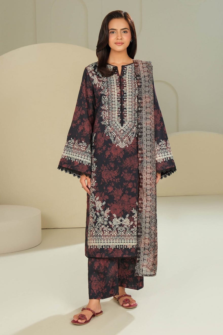 Lime Light Unstitched Printed Lawn 3pc