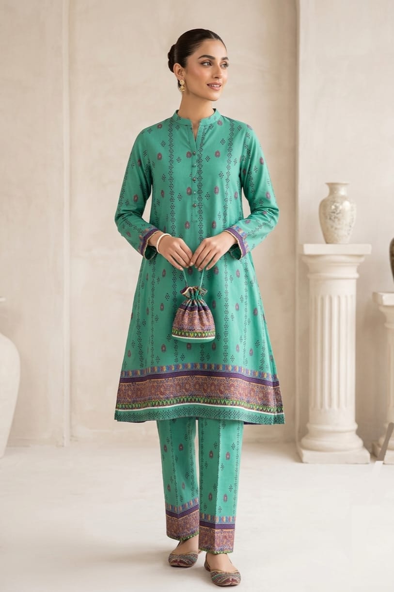 Cross Stitch Printed Lawn Unstitched Shirt