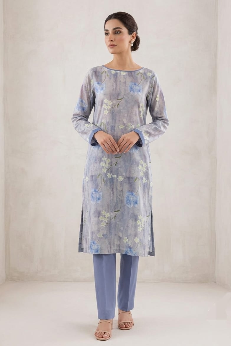 Position Chikankari Unstitched Embroidered ST Lawn 2pc