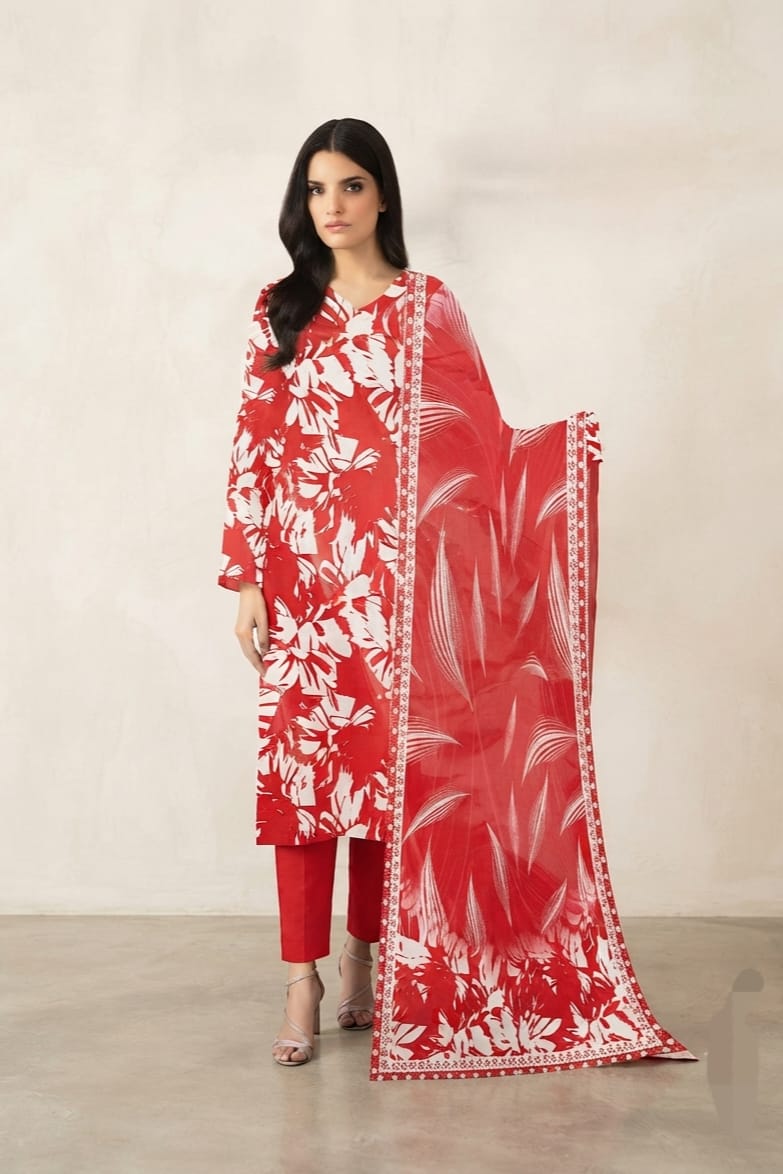 Silkari Unstitched Printed ST Lawn 2pc