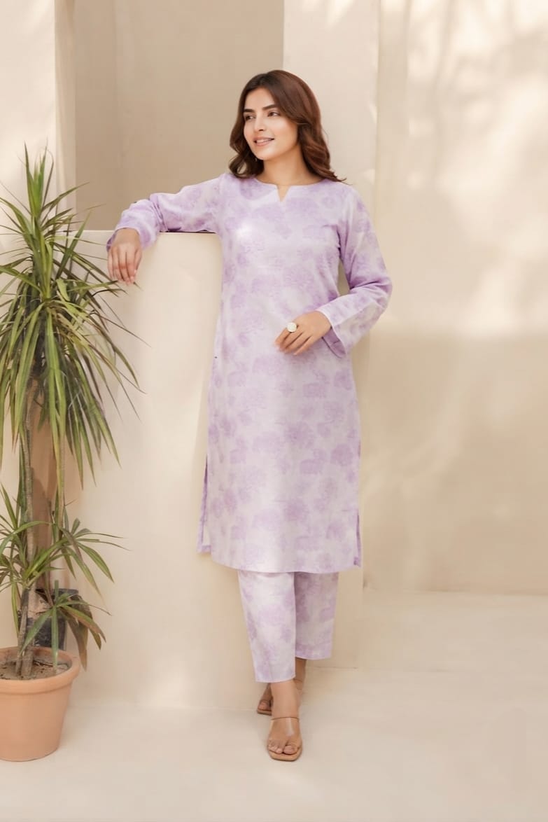 Silkari Unstitched Printed Allover Lawn 2pc