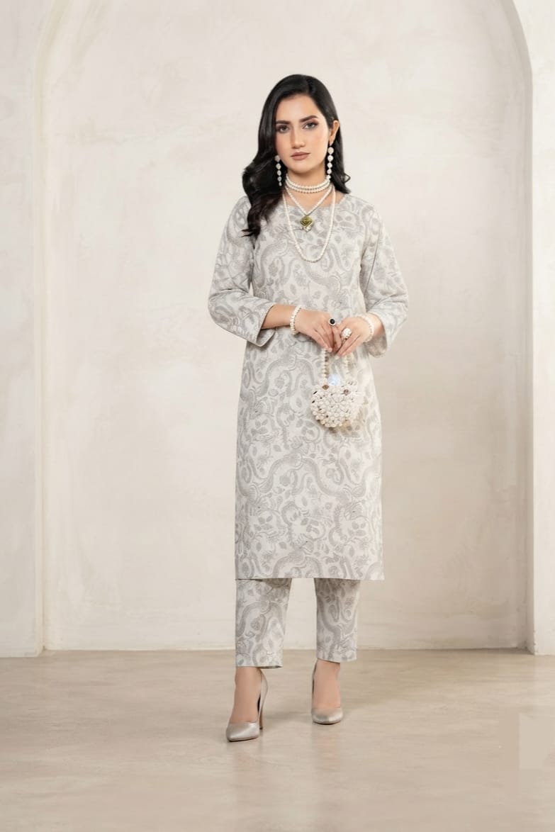 Silkari Unstitched Printed Allover Lawn 2pc