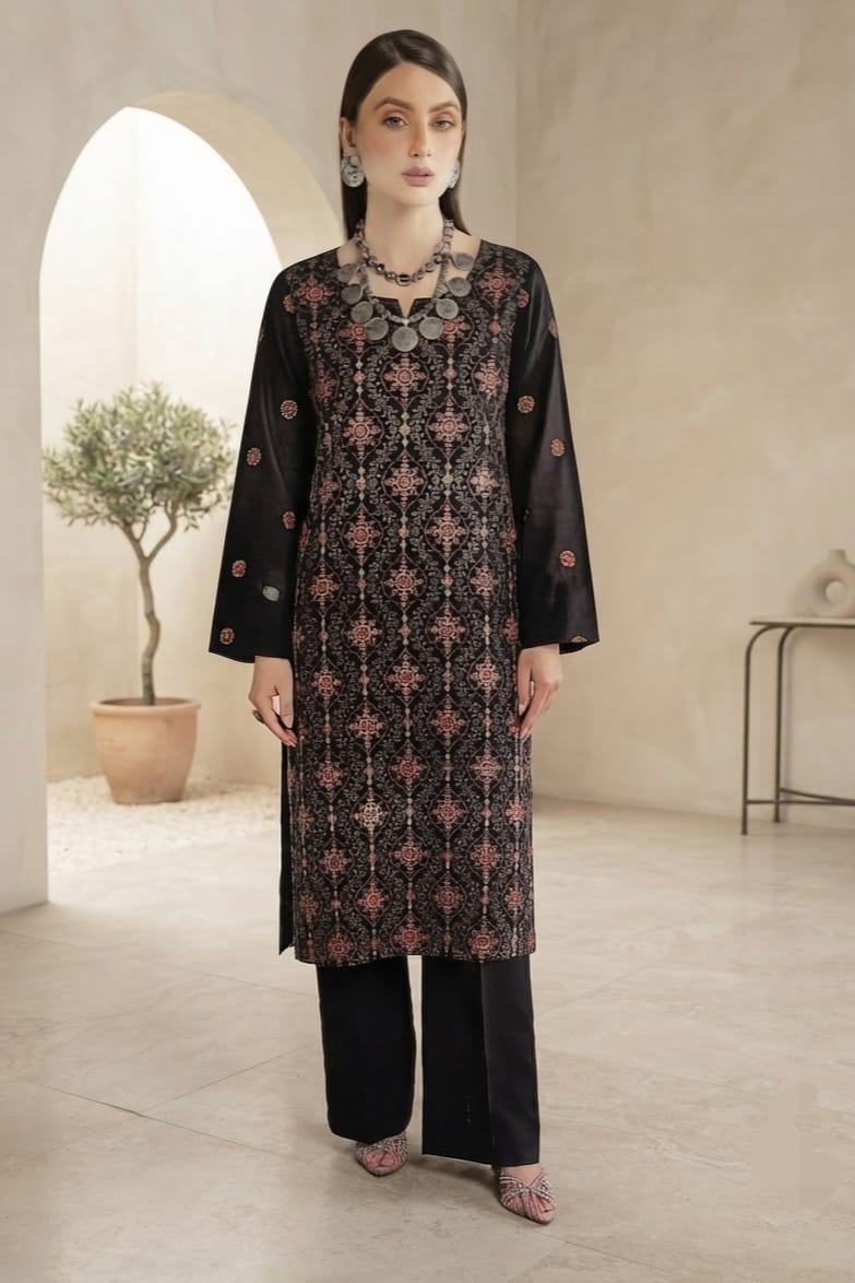 Silkari Unstitched Embroidered Lawn ST 2pc