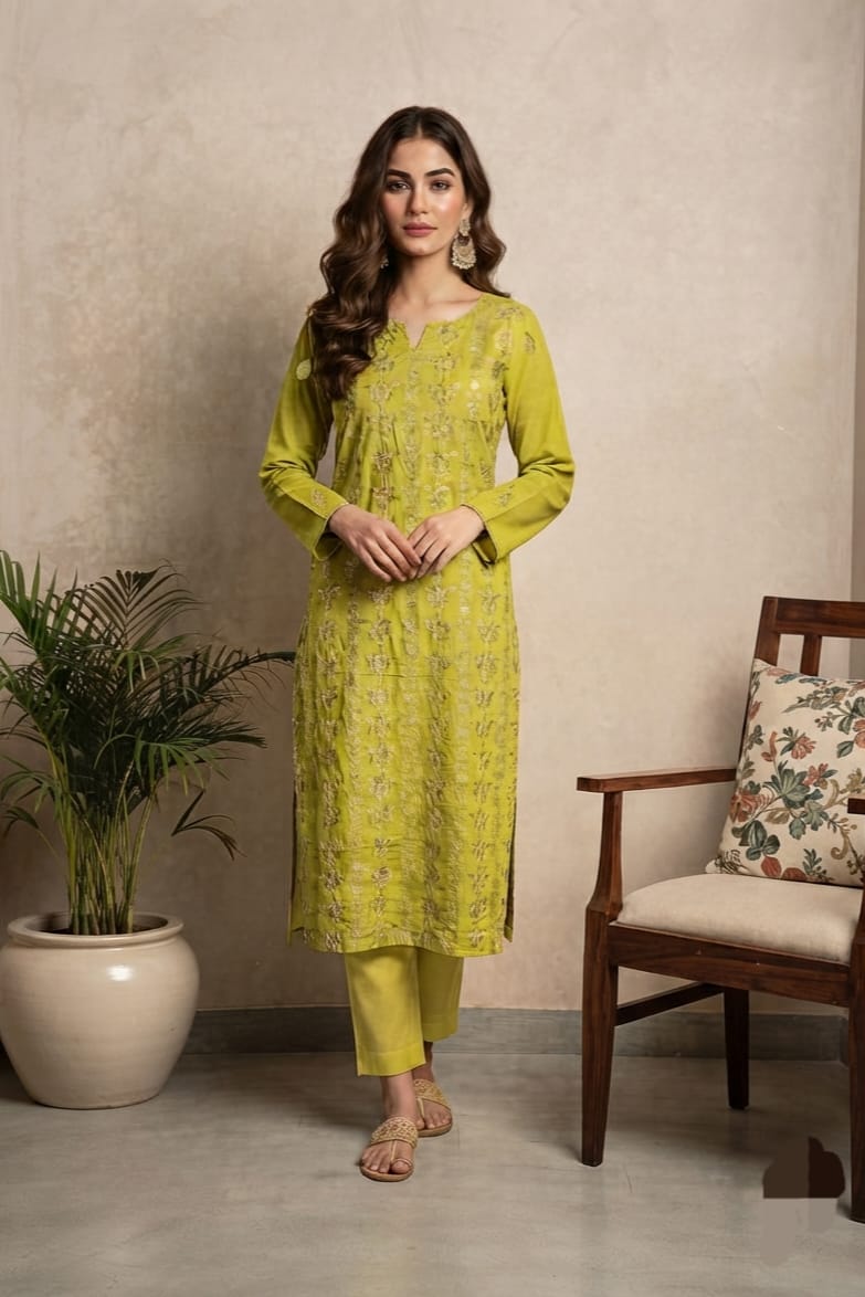 Silkari Unstitched Embroidered Lawn ST 2pc