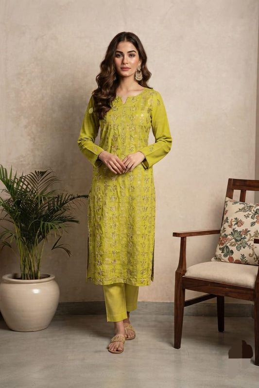 Silkari Unstitched Embroidered Lawn ST 2pc