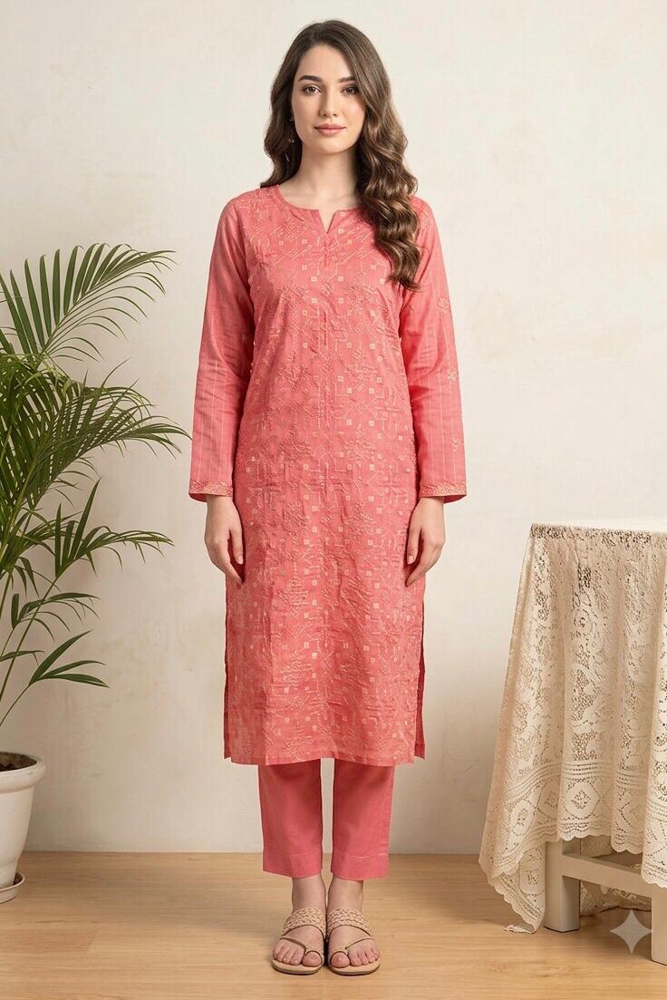 Silkari Unstitched Embroidered Lawn ST 2pc