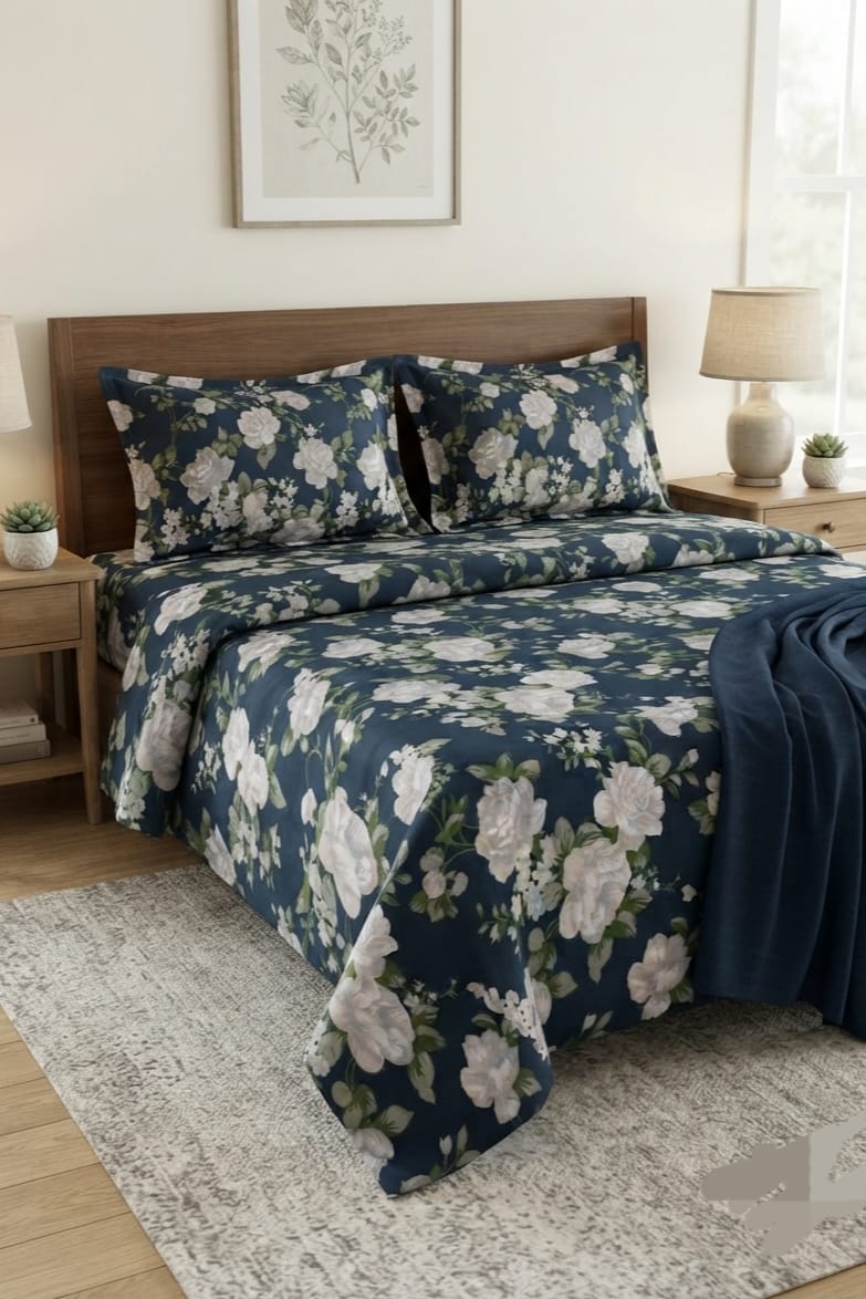 Popular Printed Cotton Bed Sheet