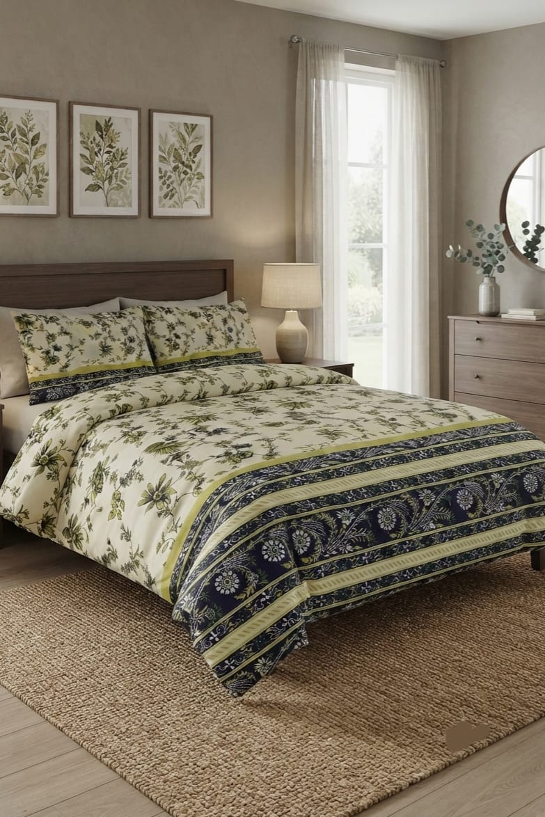 Popular Printed Cotton Bed Sheet