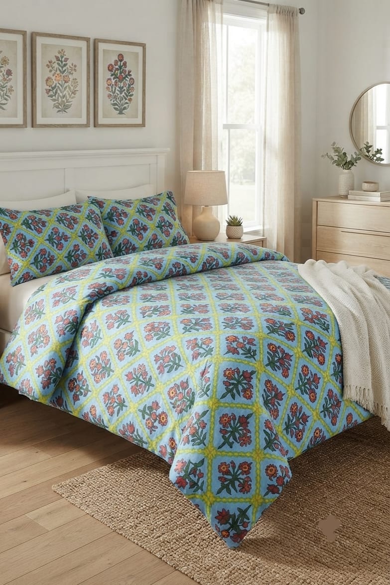 Popular Printed Cotton Bed Sheet