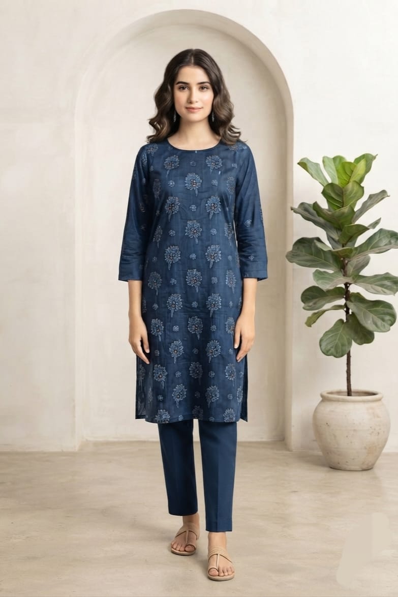 Silkari Unstitched Embroidered Lawn ST 2pc