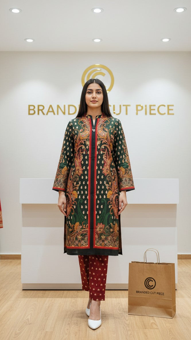 UNSTITCHED DIGITAL PRINTED ST 2PC COLLECTION PREMIUM By Branded Cut Piece