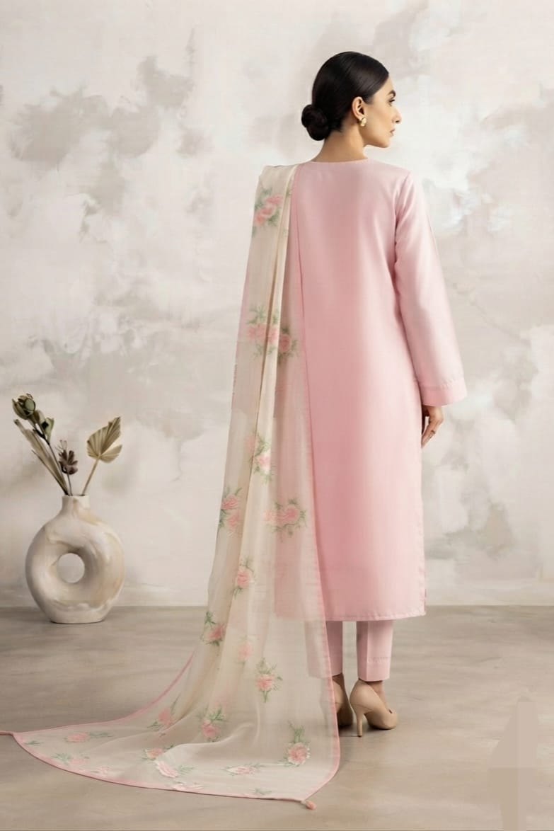 La Reine Stitched Embroidered 3Pc
