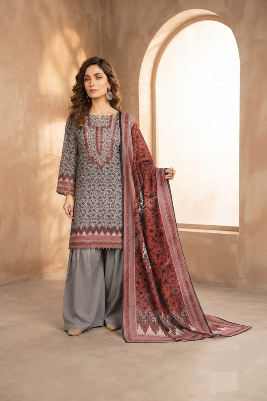 Wirsa By Zainab Unstitched Printed Lawn 3pc
